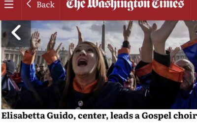 Con Papa Francesco sul Washington Times e Media da tutto il mondo