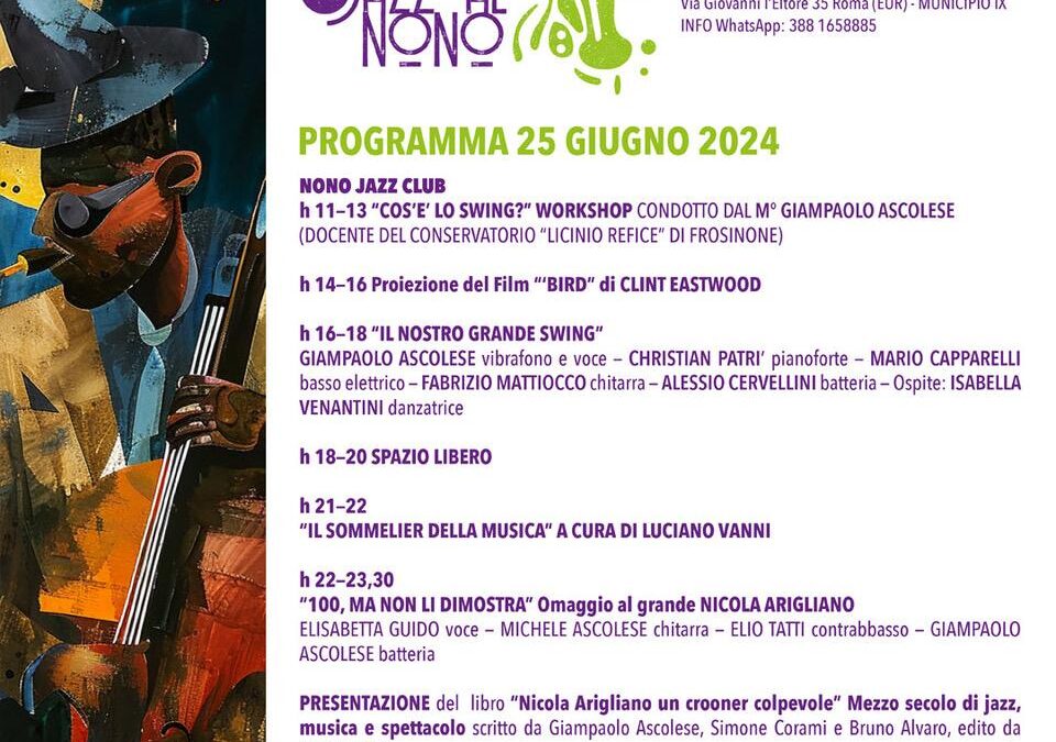 Concerto a Roma per il Jazz Festival “Jazz al NoNO”